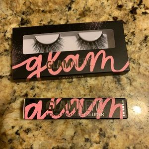 Glamnetic Babygirl Lashes and Black Liquid Liner